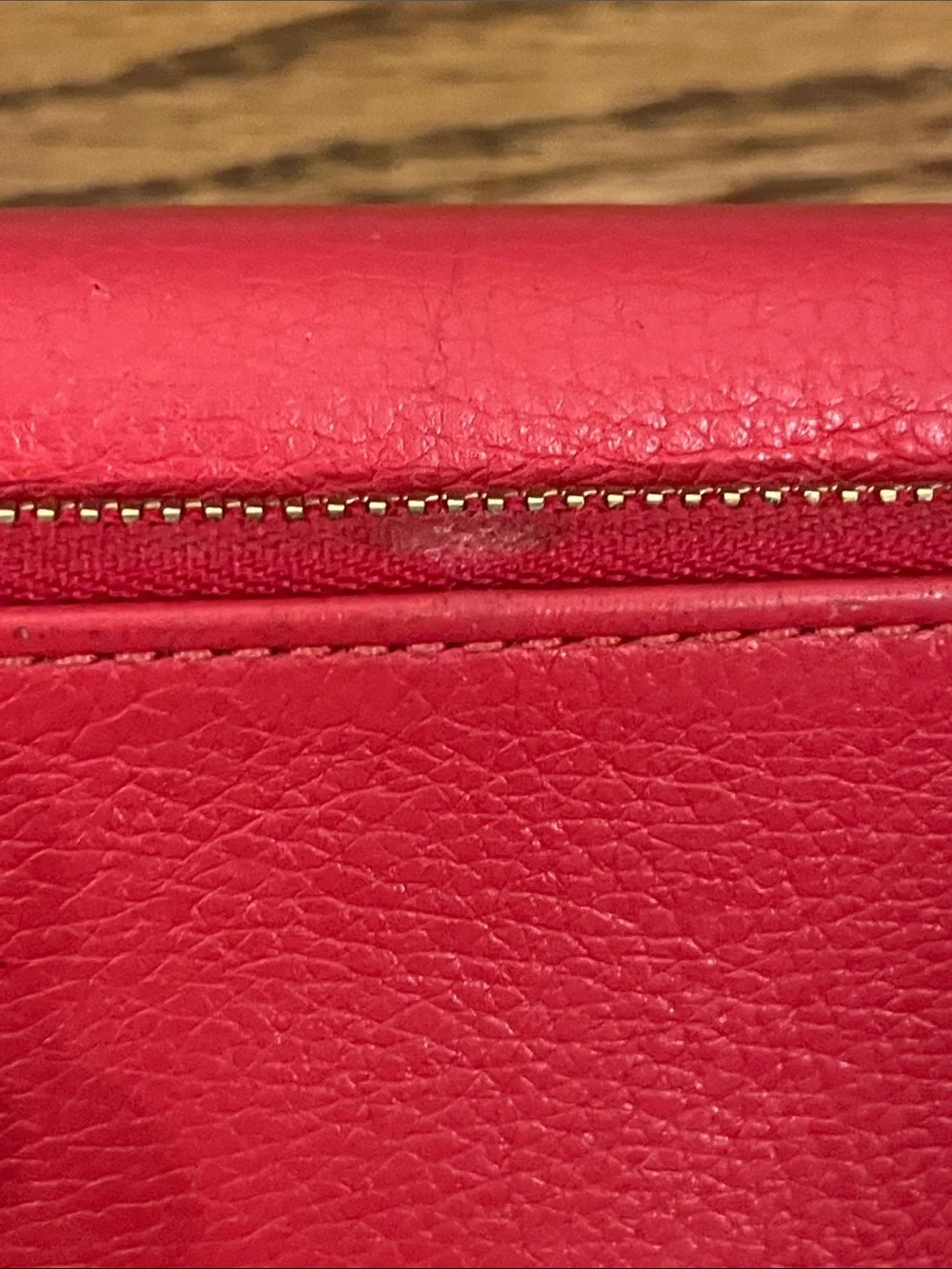 Coach Madison Pebbled Leather Slim Envelope Checkbook Wallet (Style F52715)